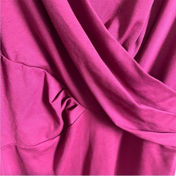 Boden Camille Ponte dress magenta pink sheath ruching fitted career - Picture 3 of 8